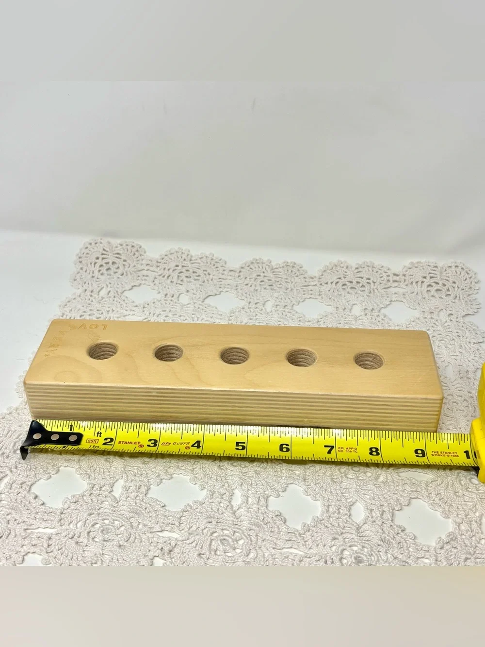 Lovevery Felt Flowers In A Row w/Wood Stand The Helper Play Kit Montessori Toy